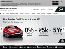 Tablet Screenshot of liffeyvalleyopel.ie